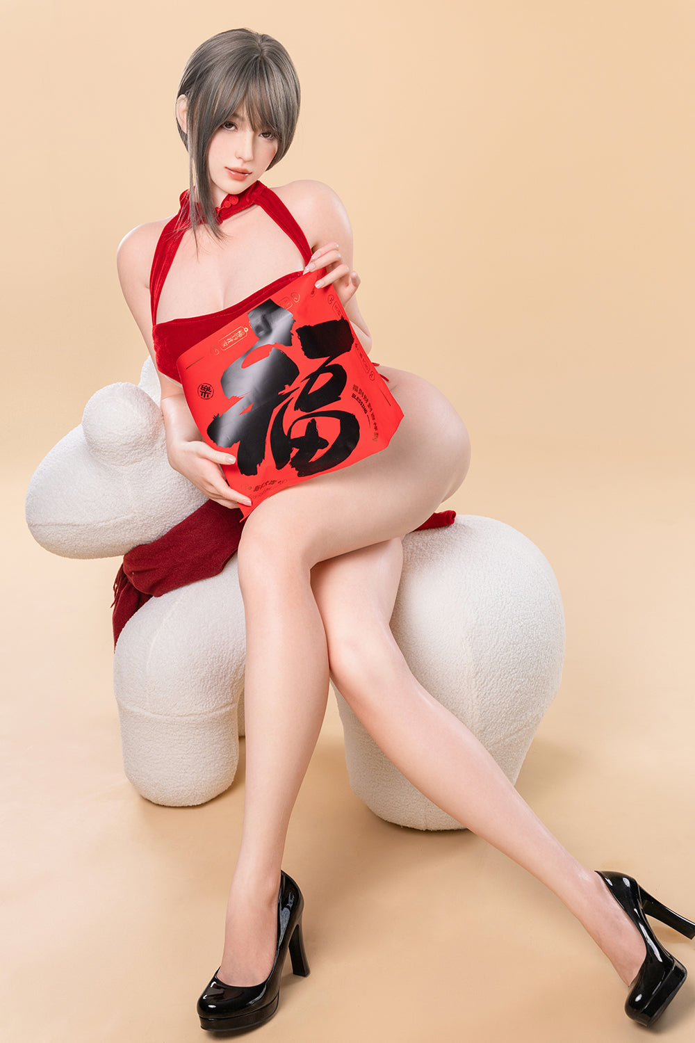 C019 Yelan: 165cm B-cup Spring Festival Goddess Silicone Sex Doll - Max Series