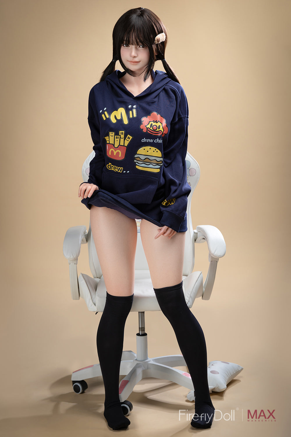 C013 Qiandao: 165cm B-cup Esports Girl Silicone Sex Doll - Max Series