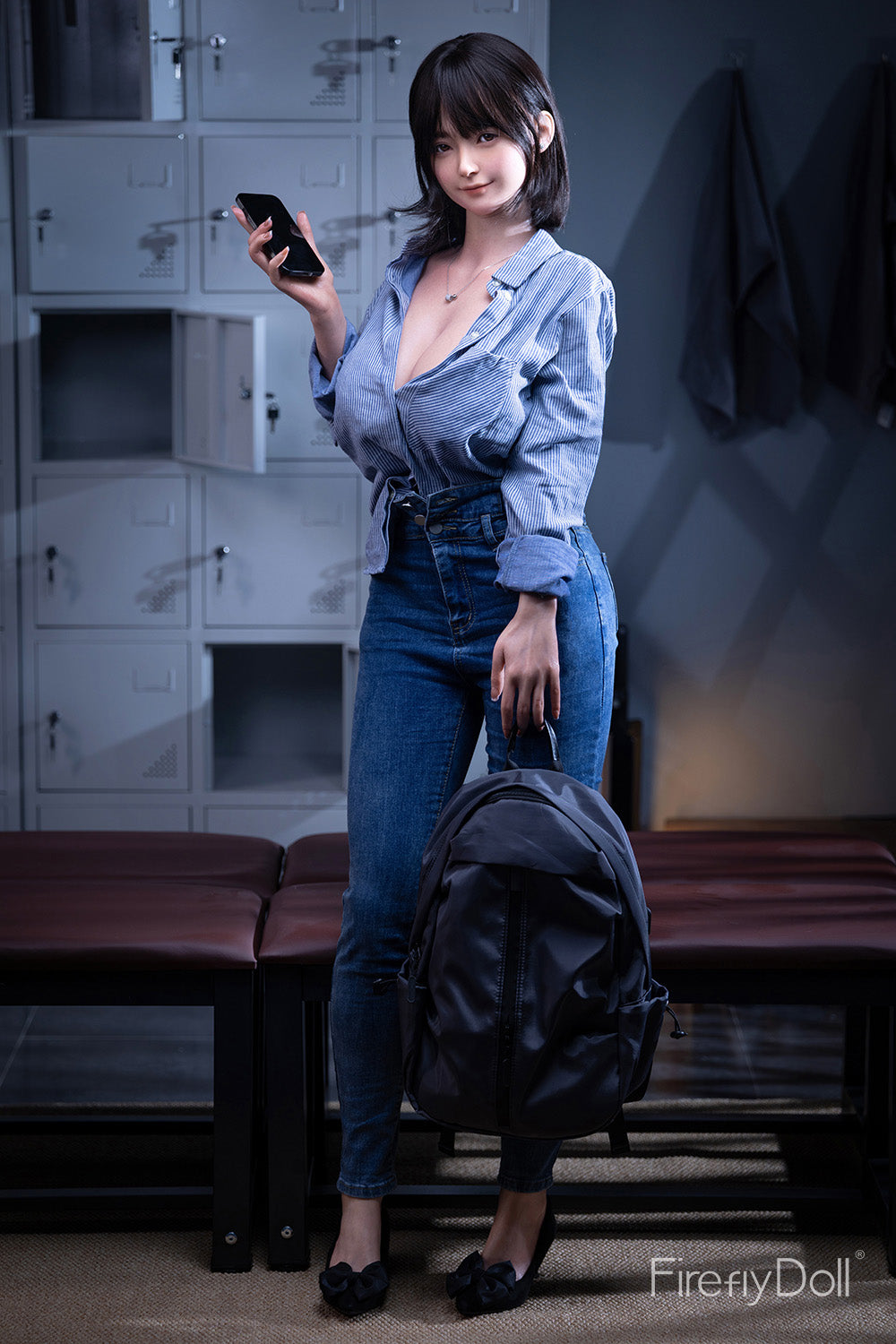 C013 Qiandao: 160cm G-cup Women Commuter Silicone Sex Doll - Max Series