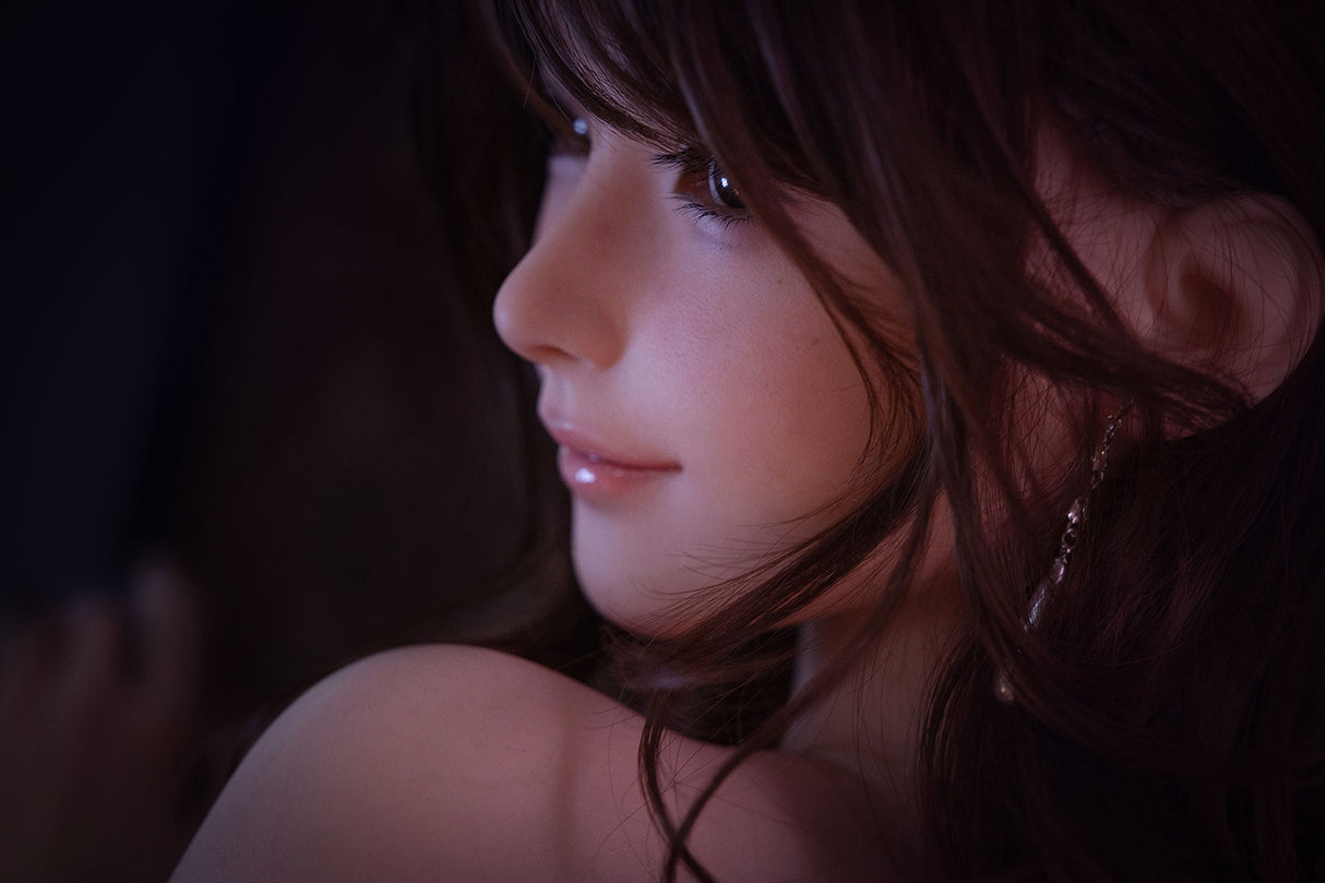 C013 Qiandao: 160cm G-cup Black Stockings Silicone Sex Doll - Max Series