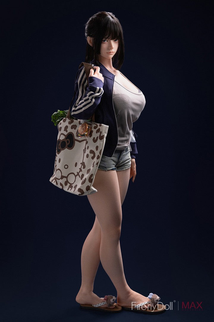 C001 Liuli: 160cm G-cup Grocery Shopping Girl Silicone Sex Doll - Max Series