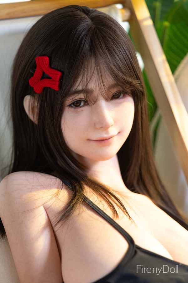 C013 Qiandao: 160cm G-cup Summer Swimsuit Silicone Sex Doll - Max Series