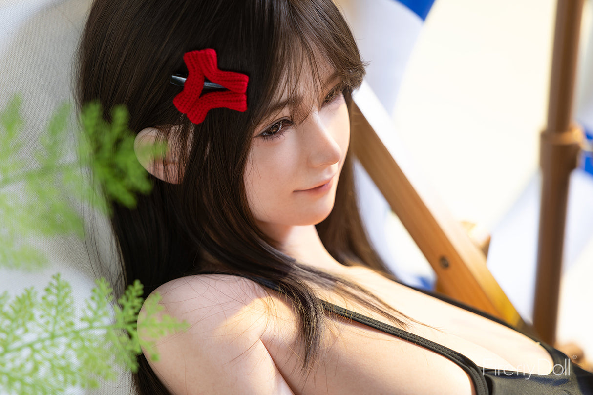 C013 Qiandao: 160cm G-cup Summer Swimsuit Silicone Sex Doll - Max Series