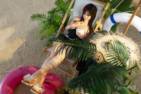 C013 Qiandao: 160cm G-cup Summer Swimsuit Silicone Sex Doll - Max Series