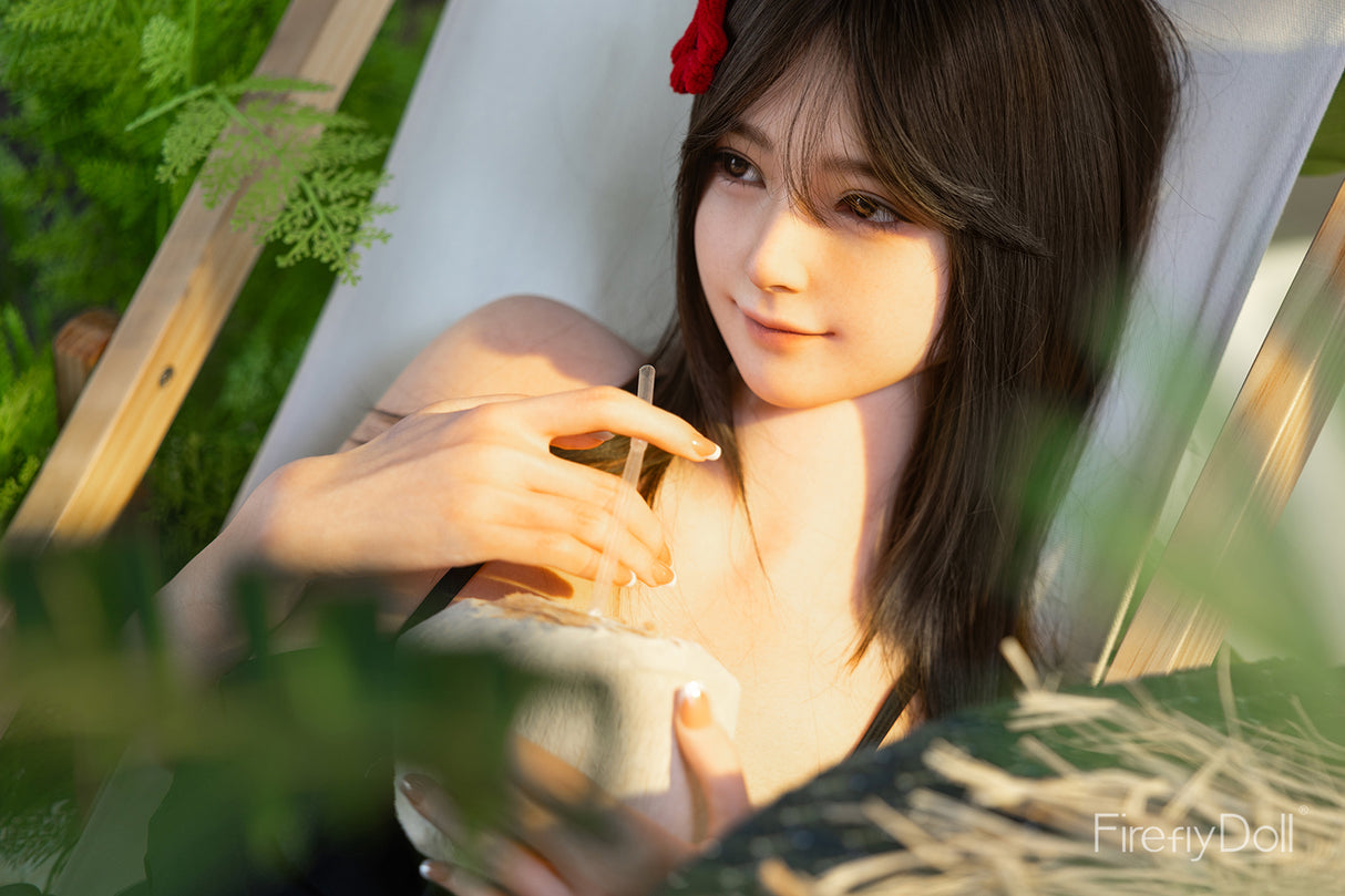 C013 Qiandao: 160cm G-cup Summer Swimsuit Silicone Sex Doll - Max Series