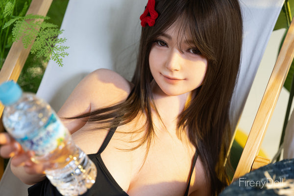 C013 Qiandao: 160cm G-cup Summer Swimsuit Silicone Sex Doll - Max Series