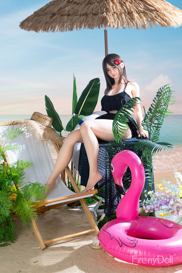 C013 Qiandao: 160cm G-cup Summer Swimsuit Silicone Sex Doll - Max Series