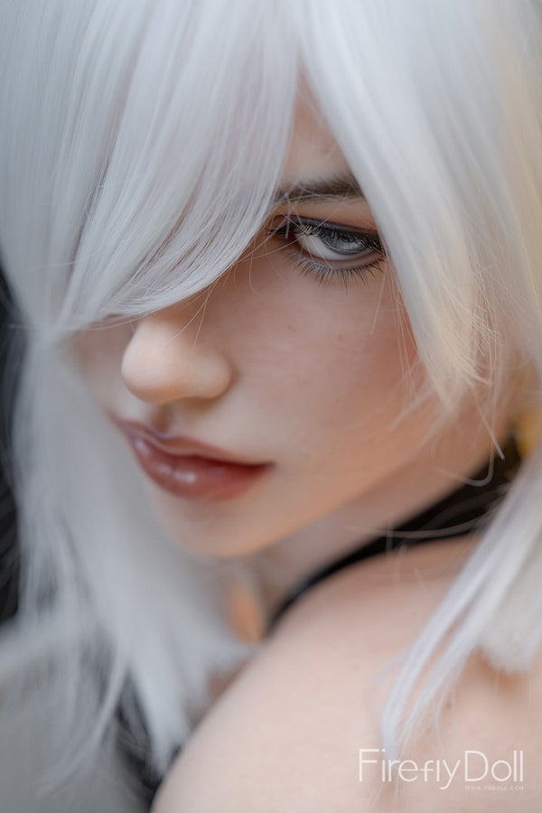 C015 Mary: 164cm F-cup Leather Jacket Silicone Sex Doll