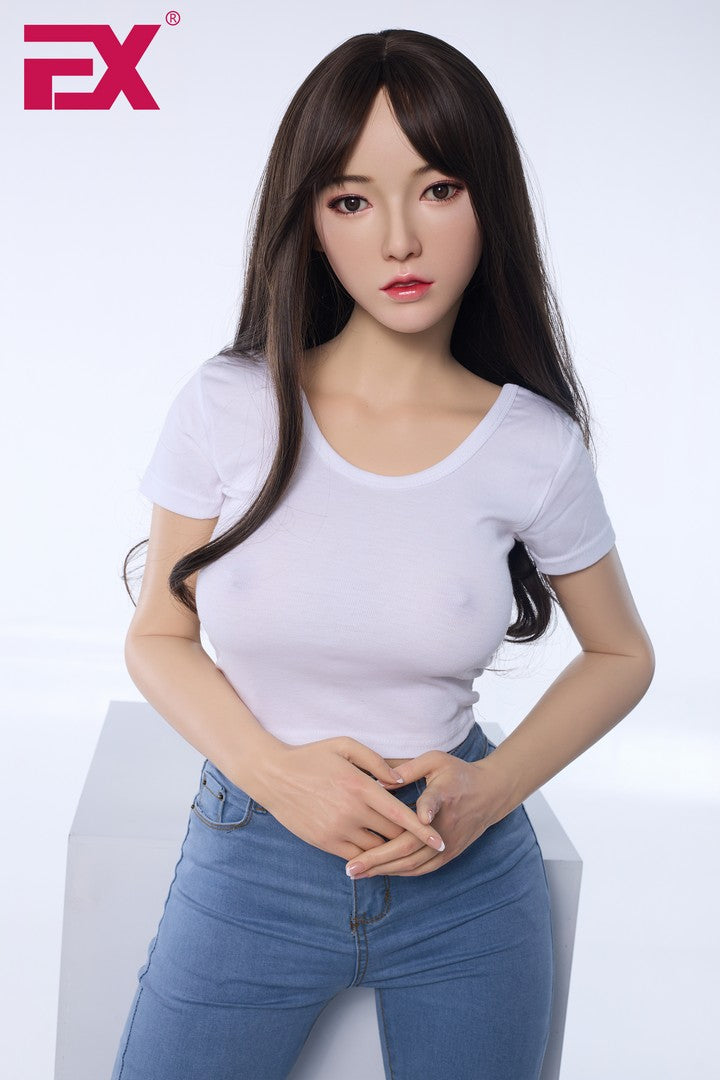 Jia-Xin: 168 cm große, realistische Silikon-Sexdoll mit D-Körbchen – EX-Puppe