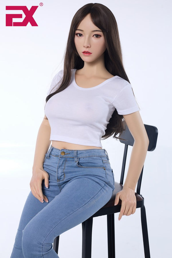 Jia-Xin: 168 cm große, realistische Silikon-Sexdoll mit D-Körbchen – EX-Puppe