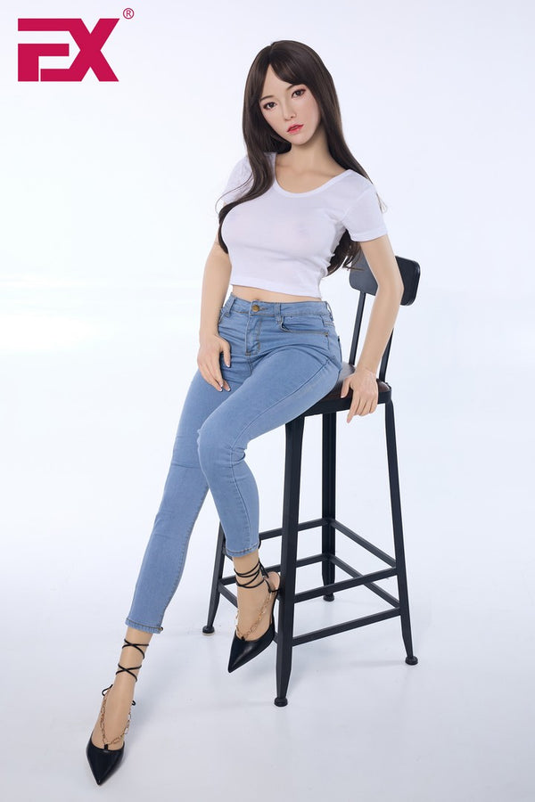 Jia-Xin: 168 cm große, realistische Silikon-Sexdoll mit D-Körbchen – EX-Puppe