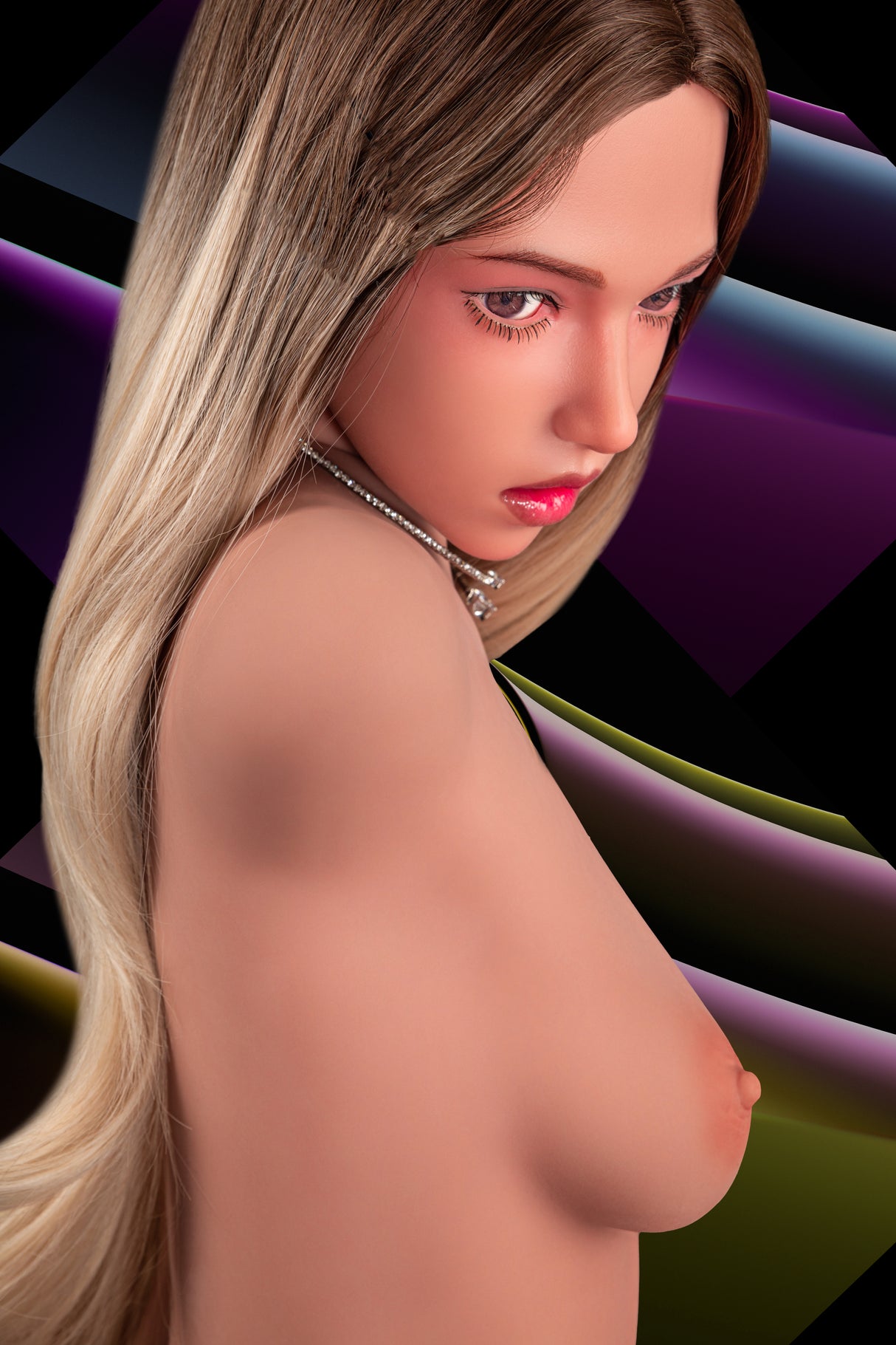 877# Grace: 110cm Realistic Silicone Head TPE Body Love Doll Torso-Climax Doll