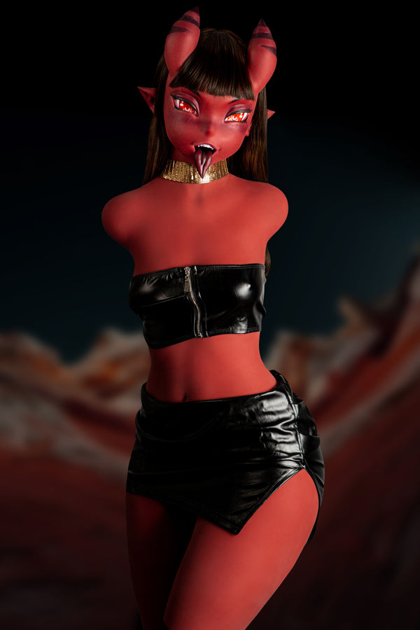 877# Meru(Silicone ROS Head): 110cm Realistic Silicone Love Doll Torso-Climax Doll