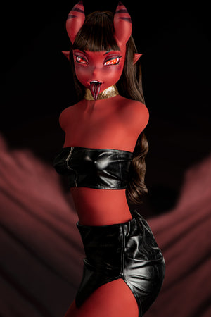 877# Meru(Silicone ROS Head): 110cm Realistic Silicone Love Doll Torso-Climax Doll