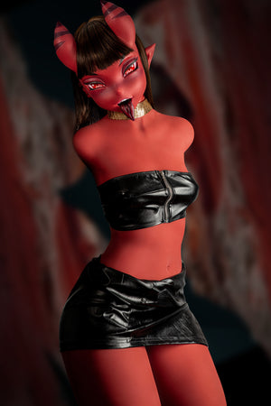 877# Meru(Silicone ROS Head): 110cm Realistic Silicone Love Doll Torso-Climax Doll