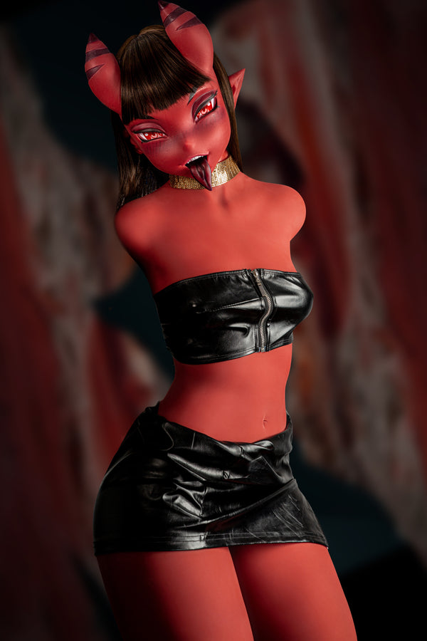 877# Meru(Silicone ROS Head): 110cm Realistic Silicone Love Doll Torso-Climax Doll