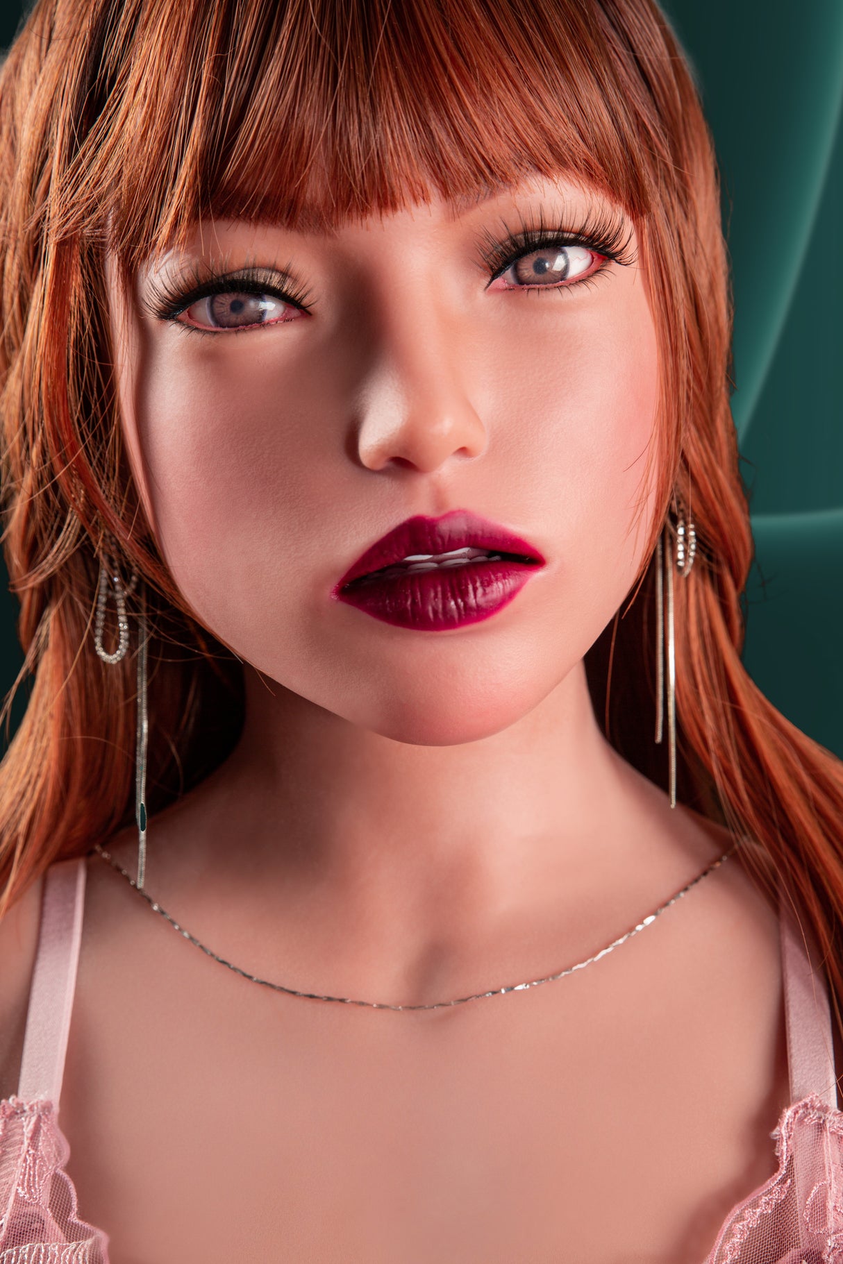 877# Polly: 110cm Realistic Silicone Head TPE Body Love Doll Torso-Climax Doll