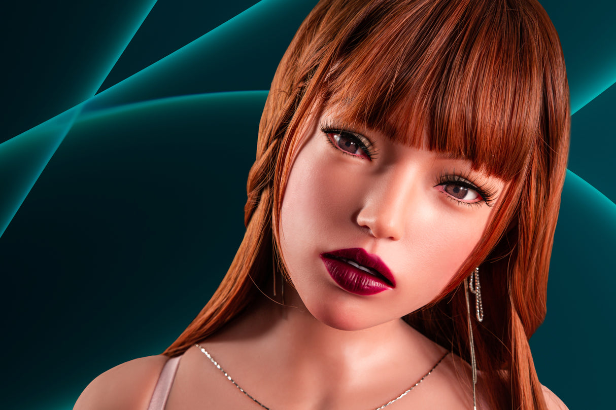 877# Polly: 110cm Realistic Silicone Head TPE Body Love Doll Torso-Climax Doll