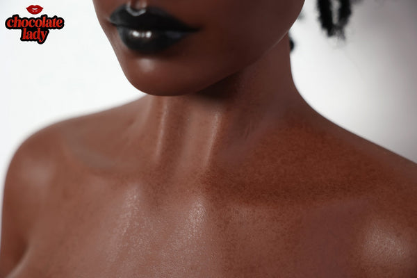 Amara: 148cm Q-Cup Midnight Sapphire Big Boobs Black Sex Doll
