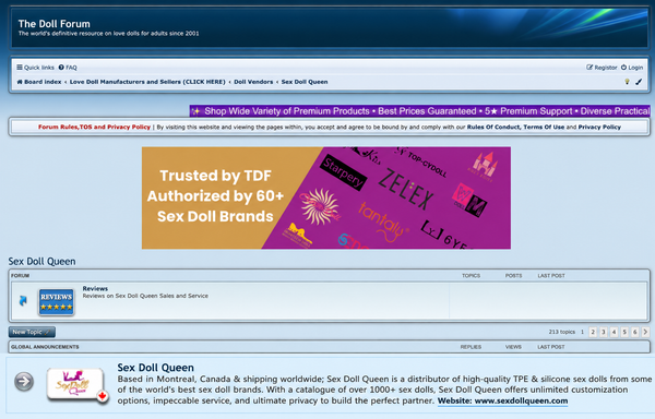 The Doll Forum(TDF) Verified Vendor