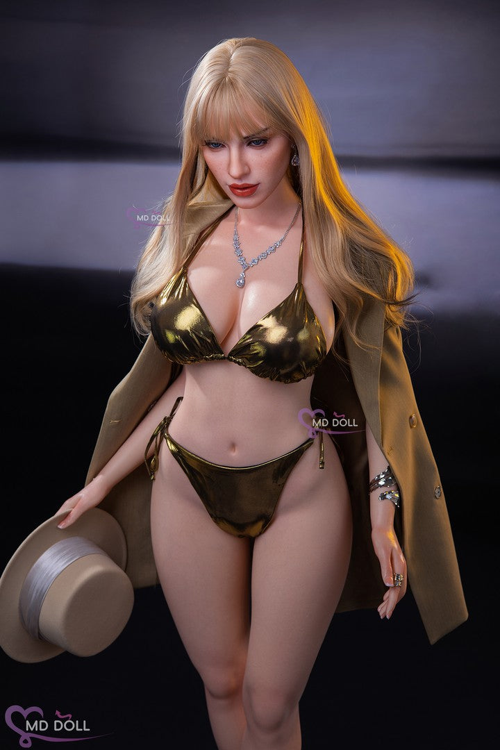 Jennifer: 166cm F-Cup Realistic Silicone Sex Doll-MD Doll