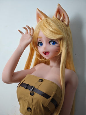 Kako Motoko: 148cm Furry Silicone Sex Doll-Elsababe Doll