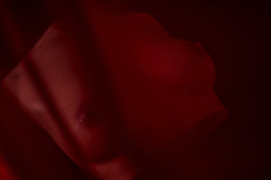 B-61(Black): 61cm Realistic Silicone Love Doll Torso-Climax Doll