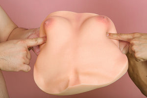 B-61(Cinnamon): 61cm Realistic Silicone Love Doll Torso-Climax Doll