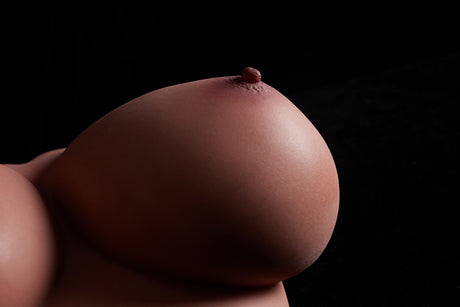 B-86(Black): 86cm Realistic Silicone Love Doll Torso-Climax Doll