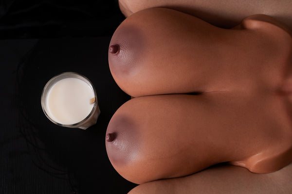 B-92(Suntan): 92cm Realistic Silicone Love Doll Torso-Climax Doll