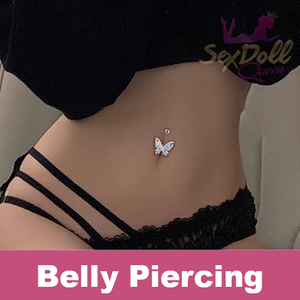 Butterfly-Style Belly Piercing