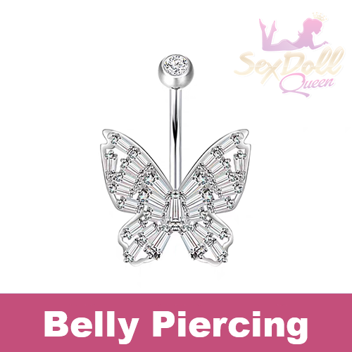 Butterfly-Style Belly Piercing
