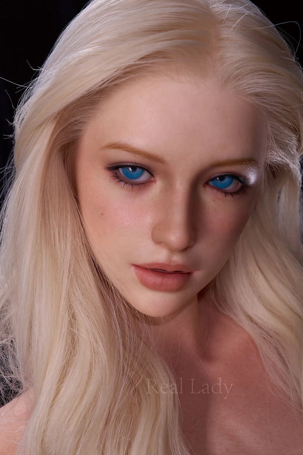 R8 Lena: 159cm H-Cup Royal Blue Beauty Elf Sex Doll