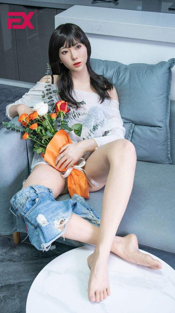 Monique: 162cm B-Cup Luxury Seamless Neck Silicone Sex Doll-Clone