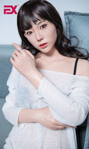 Monique: 162cm B-Cup Luxury Seamless Neck Silicone Sex Doll-Clone