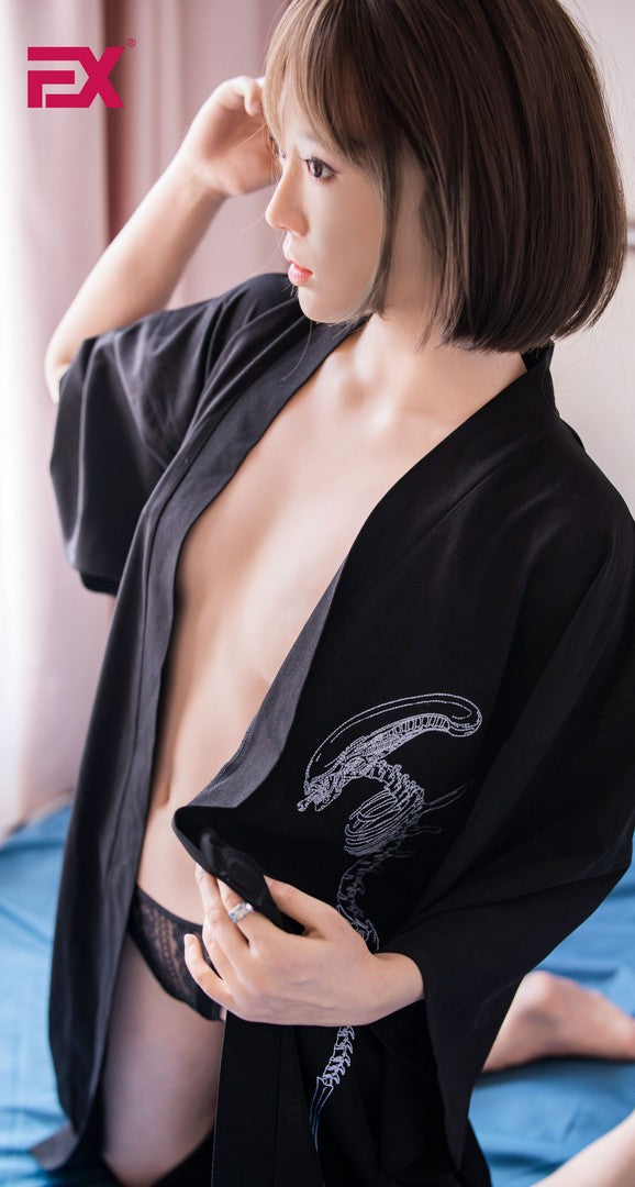 Monique: 162cm B-Cup Luxury Seamless Neck Silicone Sex Doll-Clone