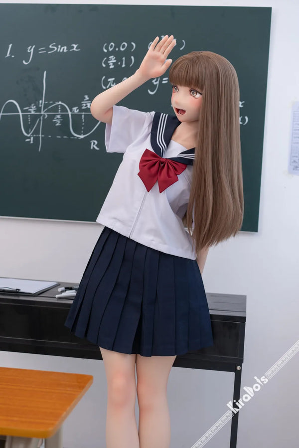 Umegawa Kurako: 155cm B-Cup Academy Uniform Girl Anime Sex Doll