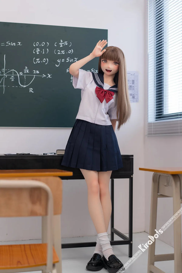 Umegawa Kurako: 155cm B-Cup Academy Uniform Girl Anime Sex Doll