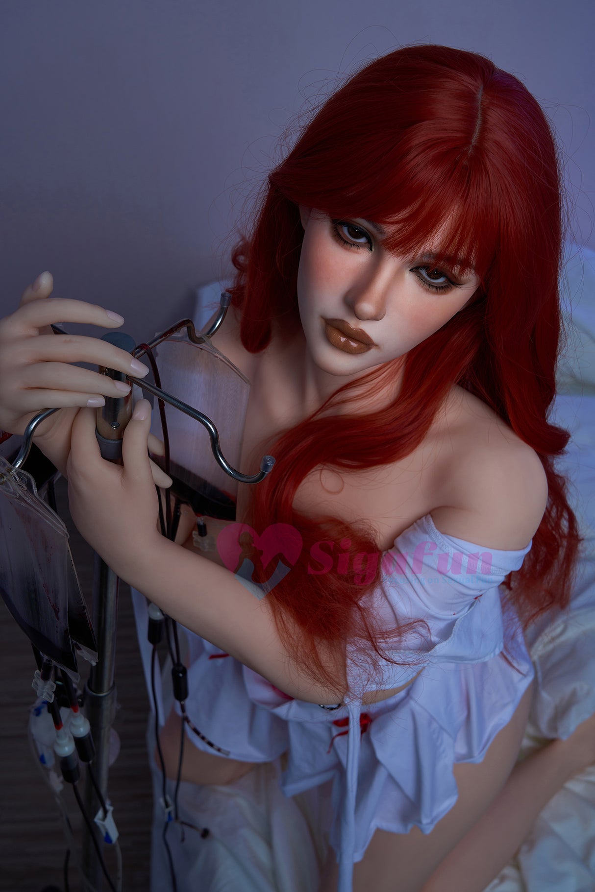 PF164-SG2-01: 164cm Lifelike Silicone Head TPE Body Sex Doll-Sigafun Doll-[USA & Canada Stock]