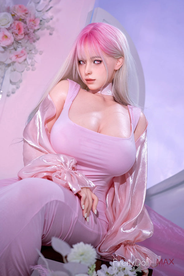 C019 Yelan: 164cm I-cup Peach Veil Realistic Sex Doll - Max Series