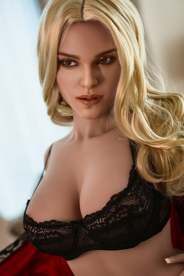 #AB20: 166cm G-Cup Lifelike TPE Body Silicone Head Sex Doll-Aibei