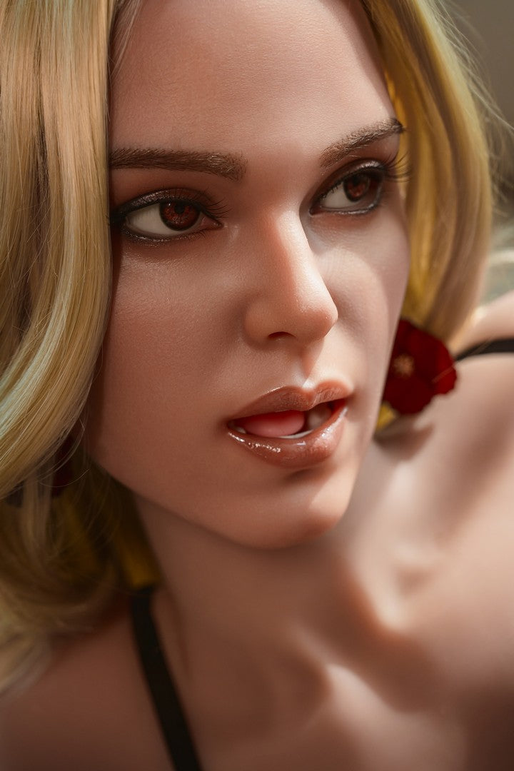 #AB20: 166cm G-Cup Lifelike TPE Body Silicone Head Sex Doll-Aibei
