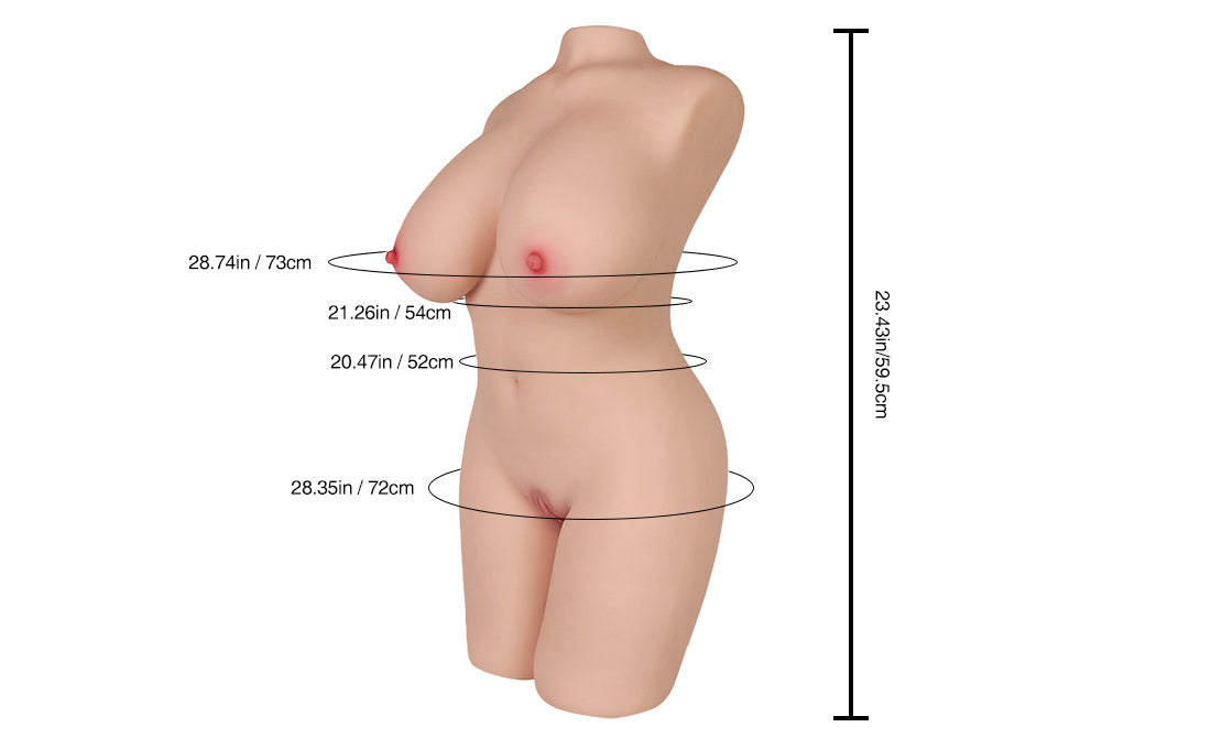 Donna 2.0: Tantaly Sex Doll Torso für Anfänger (Lieferung in 5–7 Tagen)