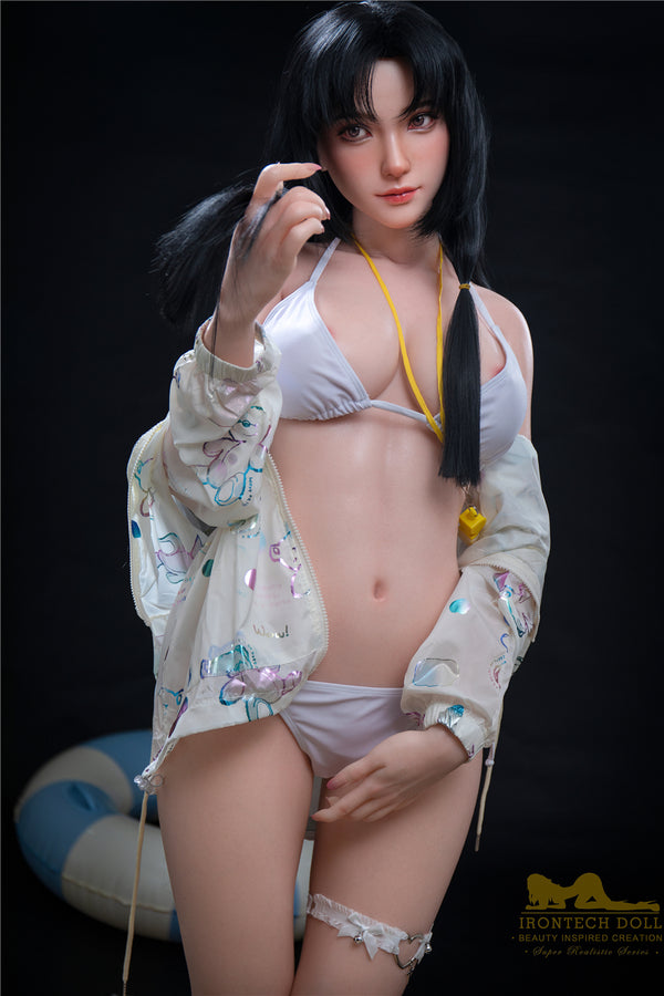 Kitty S32: Premium 166cm B-Cup Silicone Sex Doll-Irontech Doll