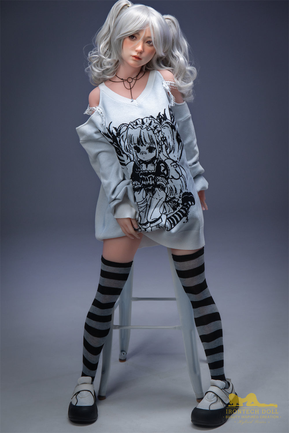 S10 Misa: Premium 154cm D-Cup Silicone Head and TPE Body Sex Doll-Iron