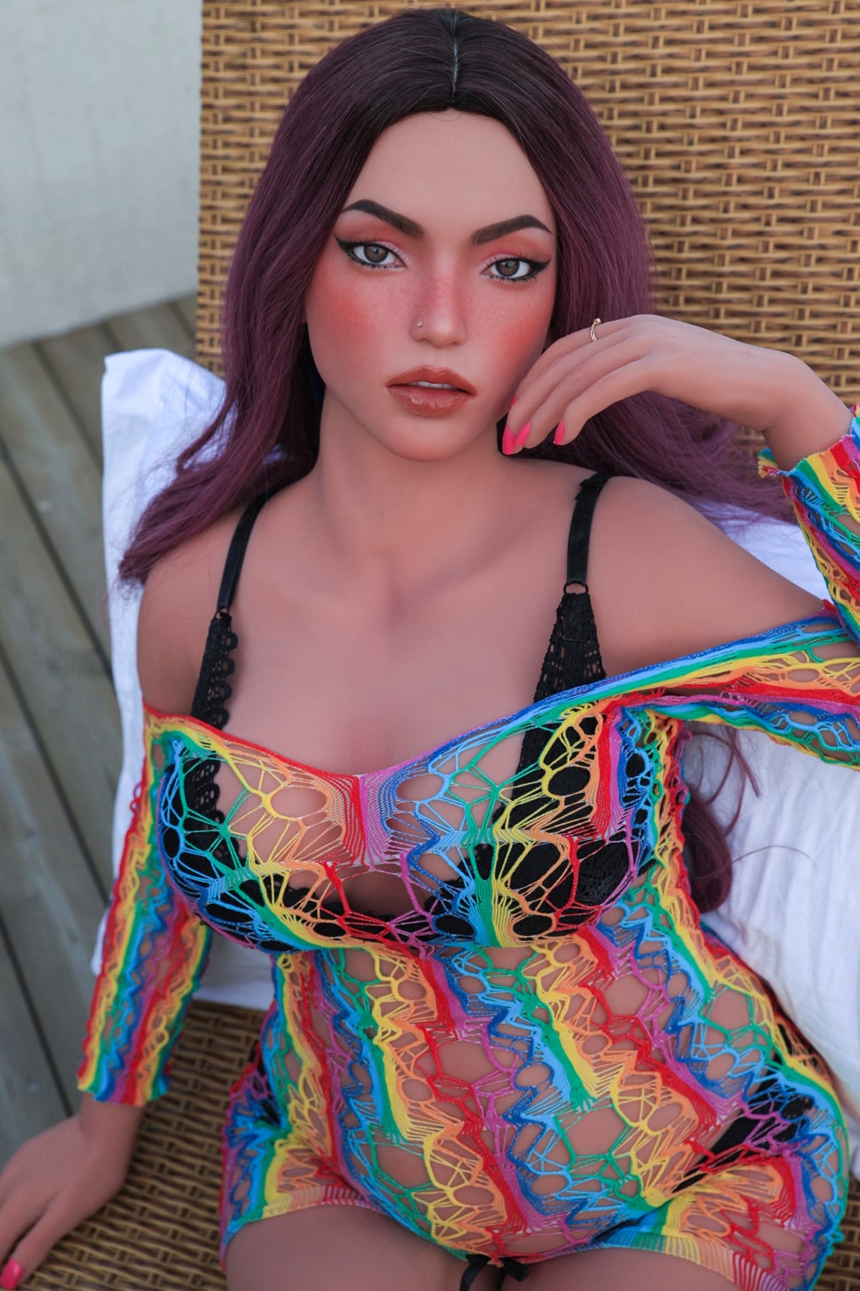 Ginny: 155cm Silicone Head & TPE Body Sex Doll-[USA & Canada Stock]