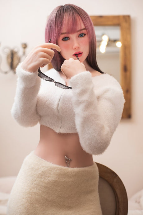 Irene: 157cm Realistic Silicone Head TPE Body Love Doll-Climax Doll