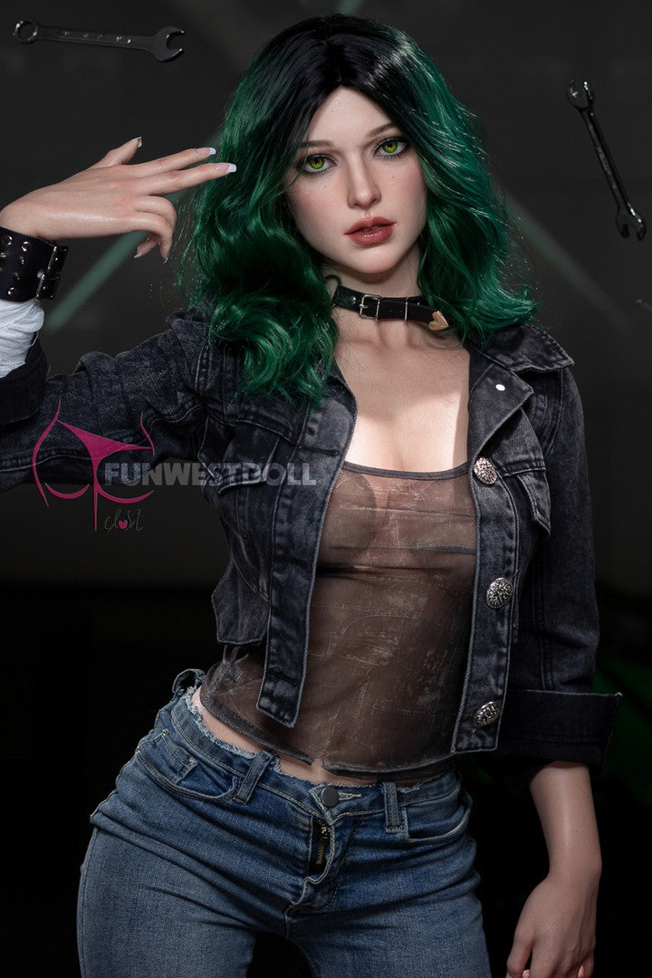 Alexa: 157cm G-cup Realistic Silicone Sex Doll-FSD001-#045S