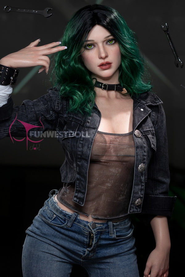 Alexa: 157cm G-cup Realistic Silicone Sex Doll-FSD001-#045S