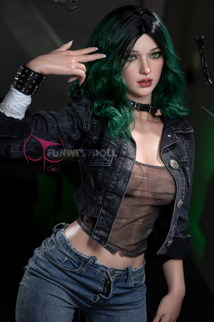 Alexa: 157cm G-cup Realistic Silicone Sex Doll-FSD001-#045S